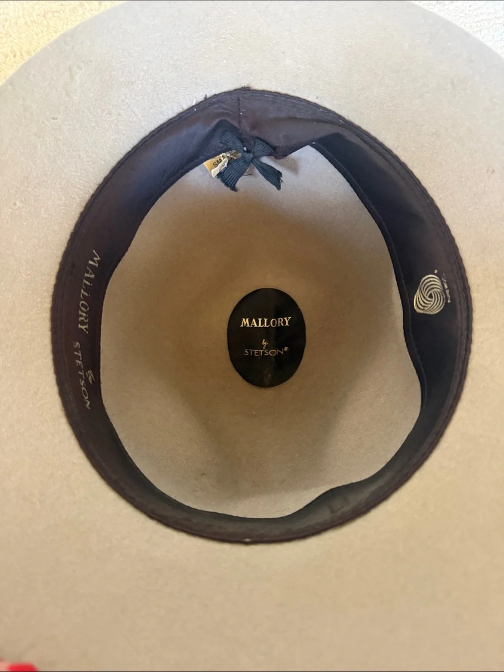 Mallory by STETSON Classic Gray WOOL Fedora with Black Band SMALL